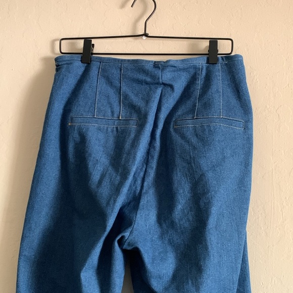 Jason Wu Womens Jeans Blue Denim Boot Cut Mid Rise Casual Medium Wash Size 10 - Picture 8 of 10